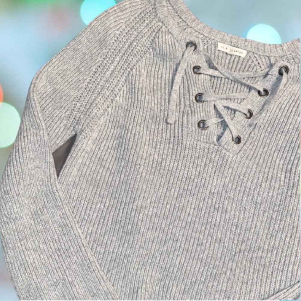 LA Hearts Gray Sweater
